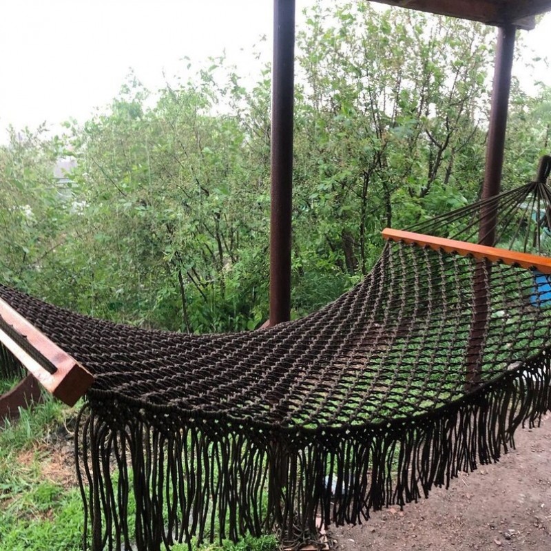 Luxurious Macrame Hammock, Boho hammock, Outdoor Hammock, Hammock natural cotton, Patio hammock, Garden Decor, Garden Hammock, Boho Style WOMS#555