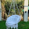 Macrame Hammock Chair, Macrame Round Swing, Hanging Cotton Macrame Hammock Chair, Macrame Swing Chair, Macrame handmade Swing WOMS#557