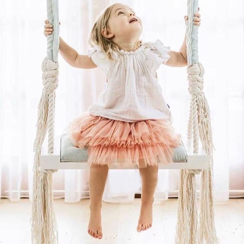 Luxury Macrame Swing, Macrame Wood Swing, Wood Swing, Tree Swing Adult, Boho Swing, Outdoor Swing, Indoor/Outdoor Swing, Wedding Swing WOMS#572