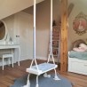 Luxury Macrame Swing, Macrame Wood Swing, Wood Swing, Tree Swing Adult, Boho Swing, Outdoor Swing, Indoor/Outdoor Swing, Wedding Swing WOMS#572