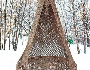 NEW Handmade Macrame Swing, Swing Bed, indoor Hammock, indoor Swing Chair, indoor swing adult, Outdoor Hammock, Swing Set WOMS#418