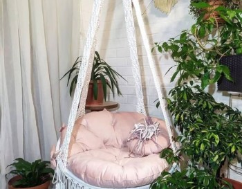 LOVE HANDMADE // Macrame Swing // Round Swing Chair WOMS#19