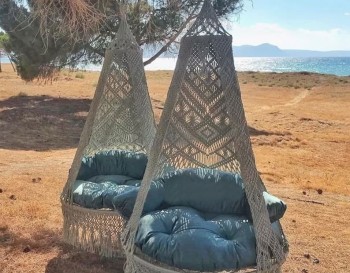 Luxuorious Swing, Macrame Hammock Chair, Macrame Round Swing, Hanging Cotton Macrame Hammock Chair, Macrame Swing Chair WOMS#436