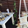 handmade macrame baby swing natural rope hammock for baby macrame swing chair for baby WOMS#452
