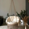 Macrame Hammock Chair, Macrame Round Swing, Hanging Cotton Hammock Chair WOMS#458