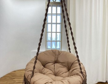 Macrame Hammock Chair, Macrame Round Swing, Hanging Cotton Hammock Chair WOMS#465