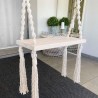 Lovely Macrame Wood Swing, Wood Swing, Tree Swing Adult, Boho Swing, Outdoor Swing, Indoor/Outdoor Swing, Wedding Swing WOMS#408