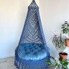 Luxuorious Swing, Macrame Hammock Chair, Macrame Round Swing, Hanging Cotton Macrame Hammock Chair, Macrame Swing Chair WOMS#480