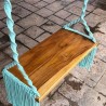 Luxury Macrame Swing, Macrame Wood Swing, Wood Swing, Tree Swing Adult, Boho Swing, Outdoor Swing, Indoor/Outdoor Swing, Wedding Swing WOMS#492