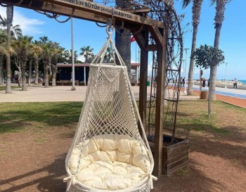 Macrame Hammock Chair, Macrame Round Swing, Hanging Cotton Macrame Hammock Chair, Macrame Swing Chair WOMS#496