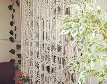Macrame / Macramé Wall Curtain / Macrame / Macrame / Macrame Door / Tapestry / Curtain / Wall Decoration / wedding backdrop MC#01