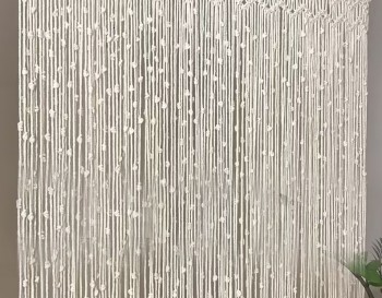 Excellent Macrame Curtain, wall hanging,Modern geometric woven tapestry,Long crochet mural curtain Rustic,Wedding backdrop ,Home decor MC#11