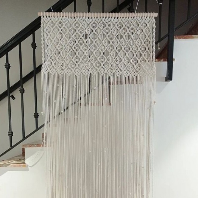 Macramé Wall Curtain / Macrame / Macrame / Macrame Door / Tapestry / Curtain / Wall Decoration / Macrame Door Curtain MC#110