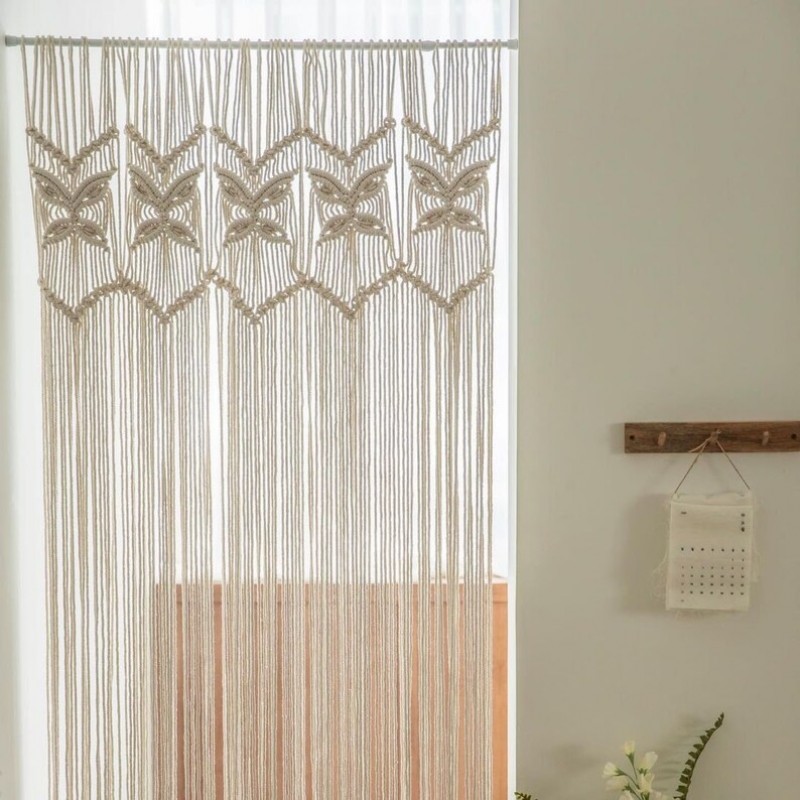 Luxury Macrame/ Macramé Wall Curtain / Macrame / Macrame / Macrame Door / Tapestry / Curtain / Wall Decoration / Macrame Door Curtain MC#112