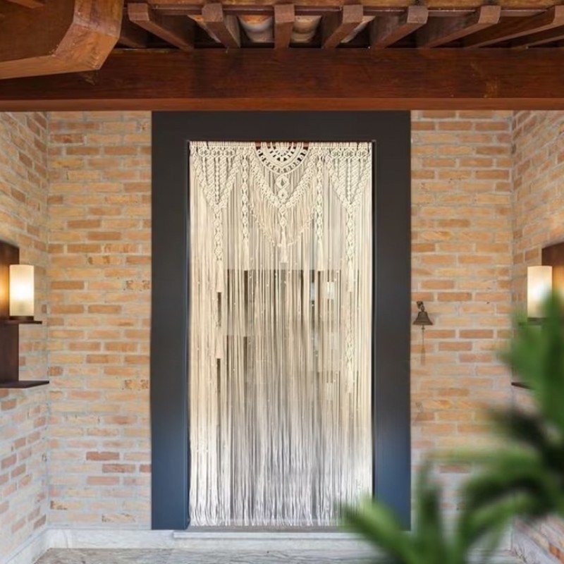 Luxury Macramé Wall Curtain / Macrame Boudoir decor/ Macrame Door / Tapestry / Curtain / Wall Decoration / wedding backdrop MC#122