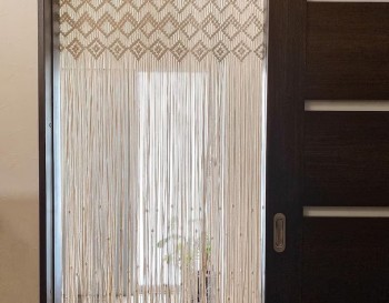 Macrame / Macramé Wall Curtain / Macrame / Macrame / Macrame Door / Tapestry / Curtain / Wall Decoration MC#125