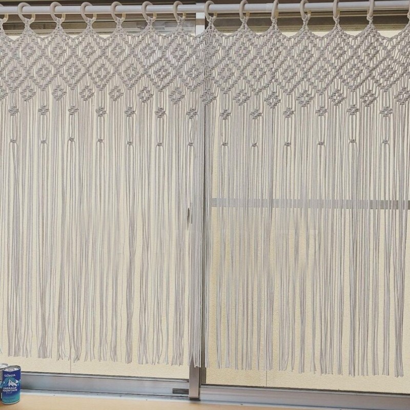 Wall Curtain / Macrame Boudoir decor/ Macrame Door / Tapestry / Curtain / Wall Decoration / wedding backdrop MC#13