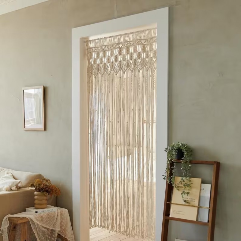 Macrame / Macramé Wall Curtain / Macrame / Macrame / Macrame Door / Tapestry / Curtain / Wall Decoration / Macrame Door Curtain MC#134