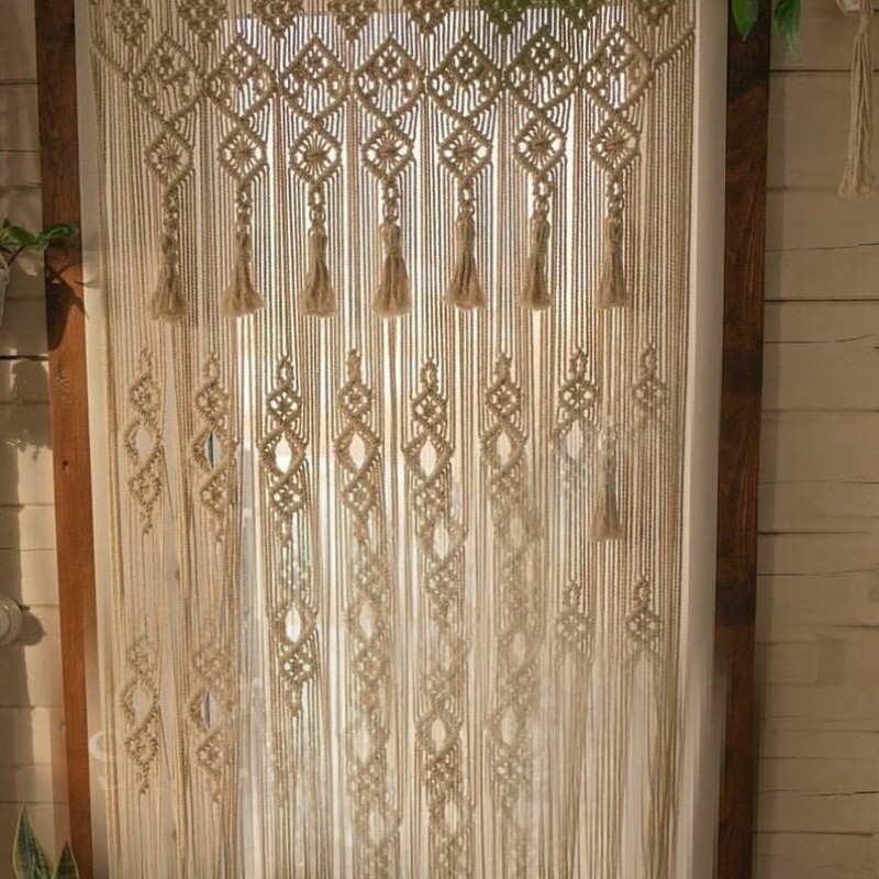 NEW Beautiful Wall Curtain / Macrame / Macrame / Macrame Door / Tapestry / Curtain / Wall Decoration / Macrame Door Curtain MC#160