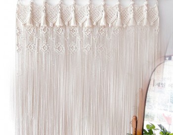 Handmade Wall Curtain / Macrame Boudoir décor / Macrame Door / Tapestry / Curtain / Wall Decoration / wedding backdrop MC#162
