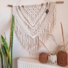 Macrame Wall Hanging, color bohemian wall decor for bedroom, living room MC#164