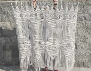 Macrame / Macramé Wall Curtain / Macrame / Macrame / Macrame Door / Tapestry / Curtain / Wall Decoration / wedding backdrop MC#20