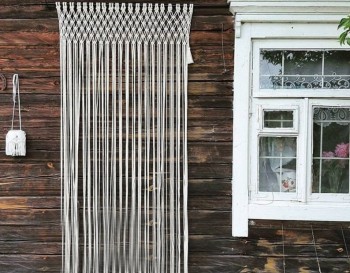 Macrame / Macramé Wall Curtain / Macrame / Macrame / Macrame Door / Tapestry / Curtain / Wall Decoration / Macrame Door Curtain MC#202