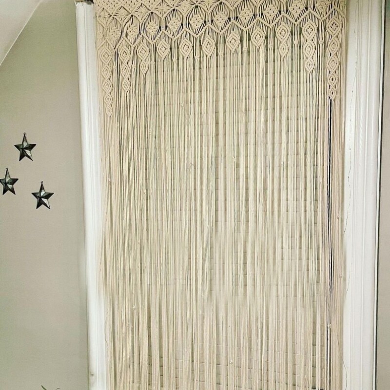 Wall Curtain / Macrame Boudoir decor/ Macrame Door / Tapestry / Curtain / Wall Decoration / wedding backdrop MC#204