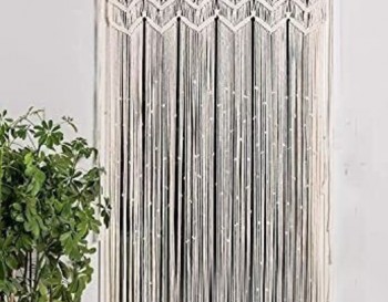Macrame / Macramé Wall Curtain / Macrame / Macrame / Macrame Door / Tapestry / Curtain / Wall Decoration MC#21