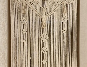 Macrame / Macramé Wall Curtain / Macrame / Macrame / Macrame Door / Tapestry / Curtain / Wall Decoration / wedding backdrop MC#211