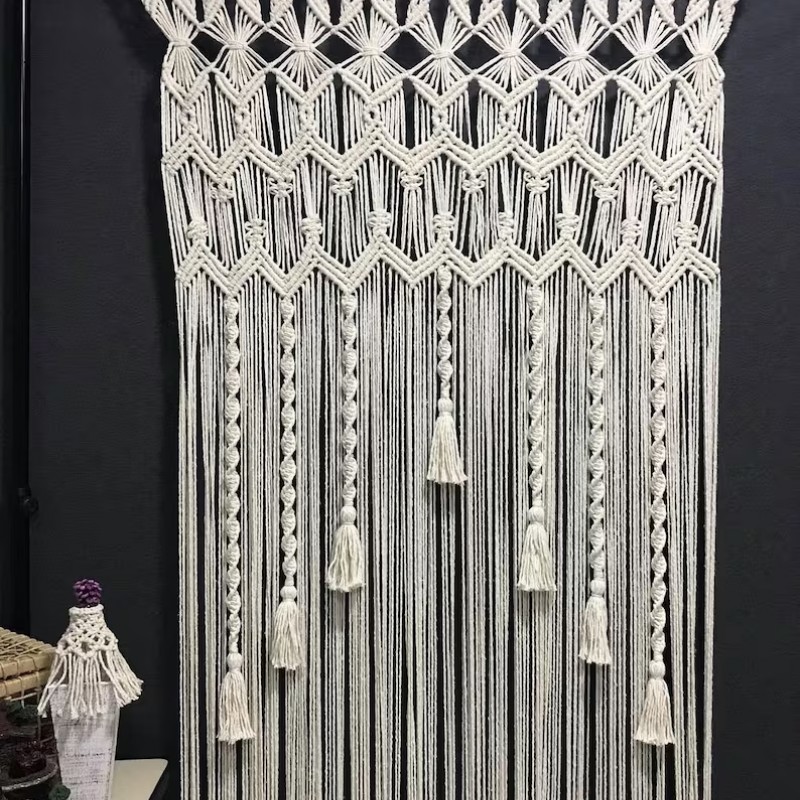 Luxurious Macrame / Macramé Wall Curtain / Macrame / Macrame / Macrame Door / Tapestry / Curtain / Wall Decoration / Macrame Door Curtain MC#215