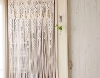 Handmade Beautiful Macrame Handmade Curtain For Door or Window, Handmade Macrame Curtain, Room Divider, Wall Hanging MC#227