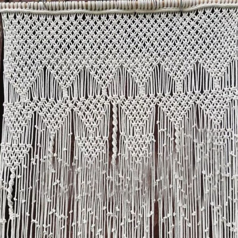 Macrame / Macramé Wall Curtain / Macrame / Macrame / Macrame Door / Tapestry / Curtain / Wall Decoration  MC#23