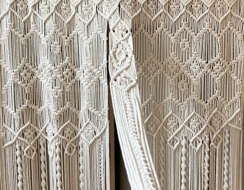 Luxury Macrame / Macramé Wall Curtain / Macrame Boudoir decor/ Macrame Door / Tapestry / Curtain / Wall Decoration / wedding backdrop MC#230