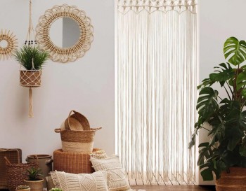 Luxury Macrame / Macramé Wall Curtain / Macrame Boudoir decor/ Macrame Door / Tapestry / Curtain / Wall Decoration / wedding backdrop MC#231