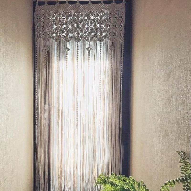 Macramé Wall Curtain / Macrame Door / Tapestry / Curtain / Wall Decoration / wedding backdrop MC#233