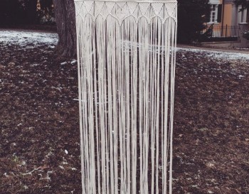 Luxury Macrame / Macramé Wall Curtain / Macrame Boudoir decor/ Macrame Door / Tapestry / Curtain / Wall Decoration / wedding backdrop MC#236