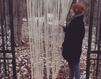 Luxury Macrame / Macramé Wall Curtain / Macrame Boudoir decor/ Macrame Door / Tapestry / Curtain / Wall Decoration / wedding backdrop MC#236