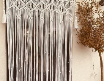 Luxury Macrame / Macramé Wall Curtain / Macrame Boudoir decor/ Macrame Door / Tapestry / Curtain / Wall Decoration / wedding backdrop MC#237