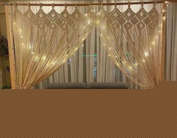 Macrame / Macramé Wall Curtain / Macrame / Macrame / Macrame Door / Tapestry / Curtain / Wall Decoration / wedding backdrop MC#242