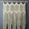Handmade Wall hanging Home decoration Macrame Curtain, Modern geometric woven tapestry Long crochet mural curtain Rustic MC#251