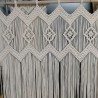 Handmade Wall hanging Home decoration Macrame Curtain, Modern geometric woven tapestry Long crochet mural curtain Rustic MC#251