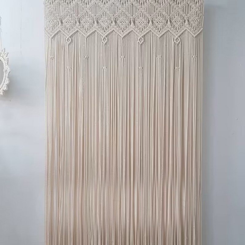 Macrame Curtain / Wall hanging / Modern geometric / Woven tapestry MC#268