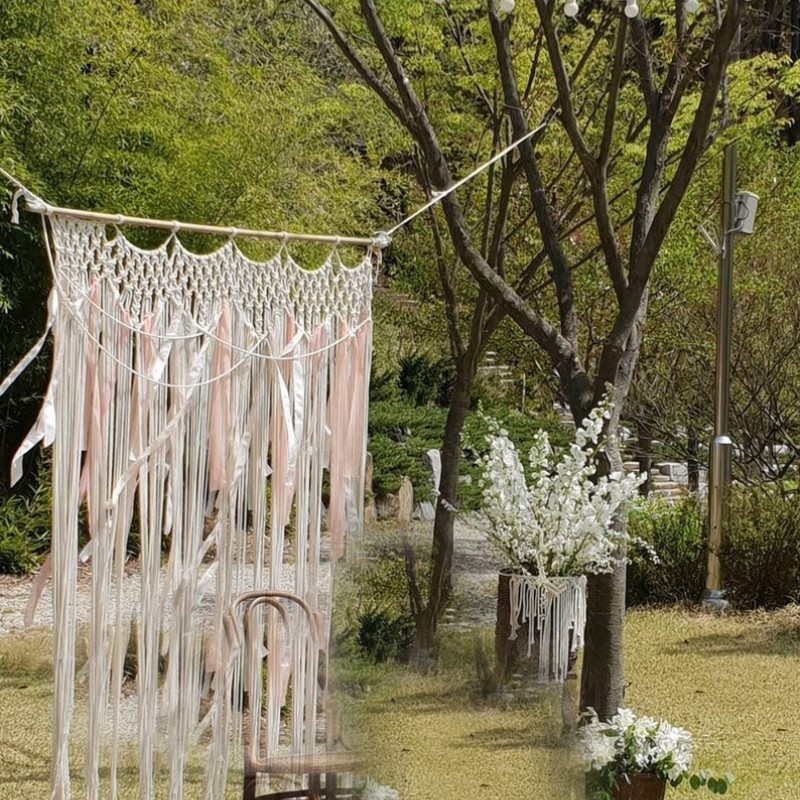 Macrame Wall Curtain/ Macrame Door / Tapestry / Curtain / Wall Decoration / Macrame Door Curtain MC#271