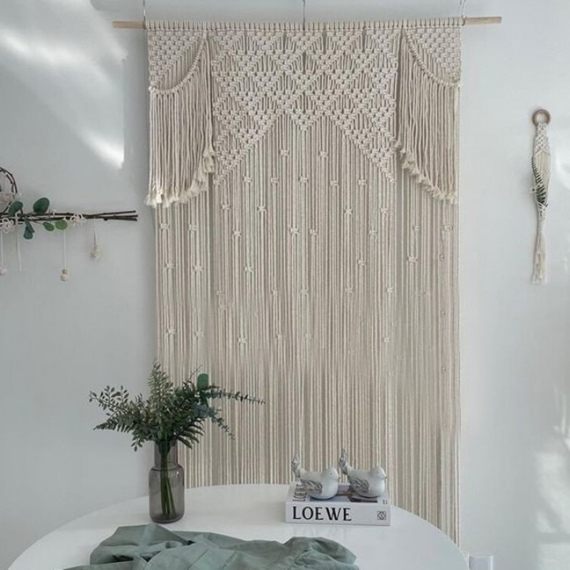 Wall Curtain / Macrame / Macrame / Macrame Door / Tapestry / Curtain / Wall Decoration / Macrame Door Curtain MC#273