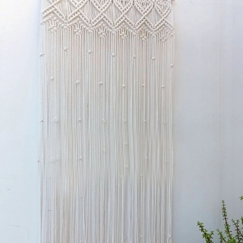 Luxury Macrame Wall and Wedding Curtain and Backdrop MC#278