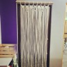 Macrame Curtain, wall hanging,Modern geometric woven tapestry,Long crochet mural curtain Rustic,Wedding backdrop ,Home decor MC#280