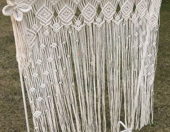 Macrame / Macramé Wall Curtain / Macrame / Macrame / Macrame Door / Tapestry / Curtain / Wall Decoration / wedding backdrop MC#281
