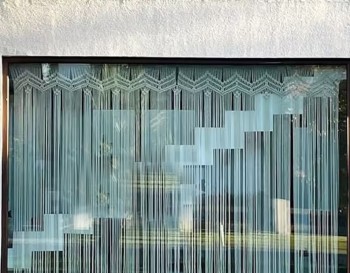 Handmade Beautiful Macrame Curtain For Door or Window, Handmade Macrame Curtain, Room Divider, Wall Hanging  MC#29