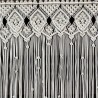 NICE Macrame Curtain, wall hanging,Modern geometric woven tapestry,Long crochet mural curtain Rustic,Wedding backdrop ,Home decor MC#03